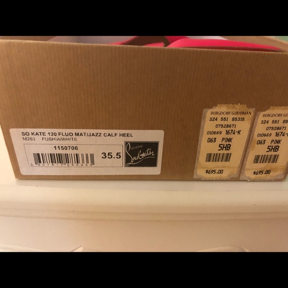 Hot pink worn once Christian louboutins - Picture 4 of 8